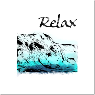 Relax Posters and Art